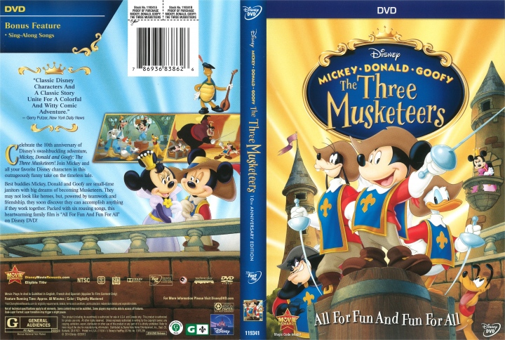 Mickey Donald Goofy The Three Musketeers 2004 Hindi Dubbed Movie Download