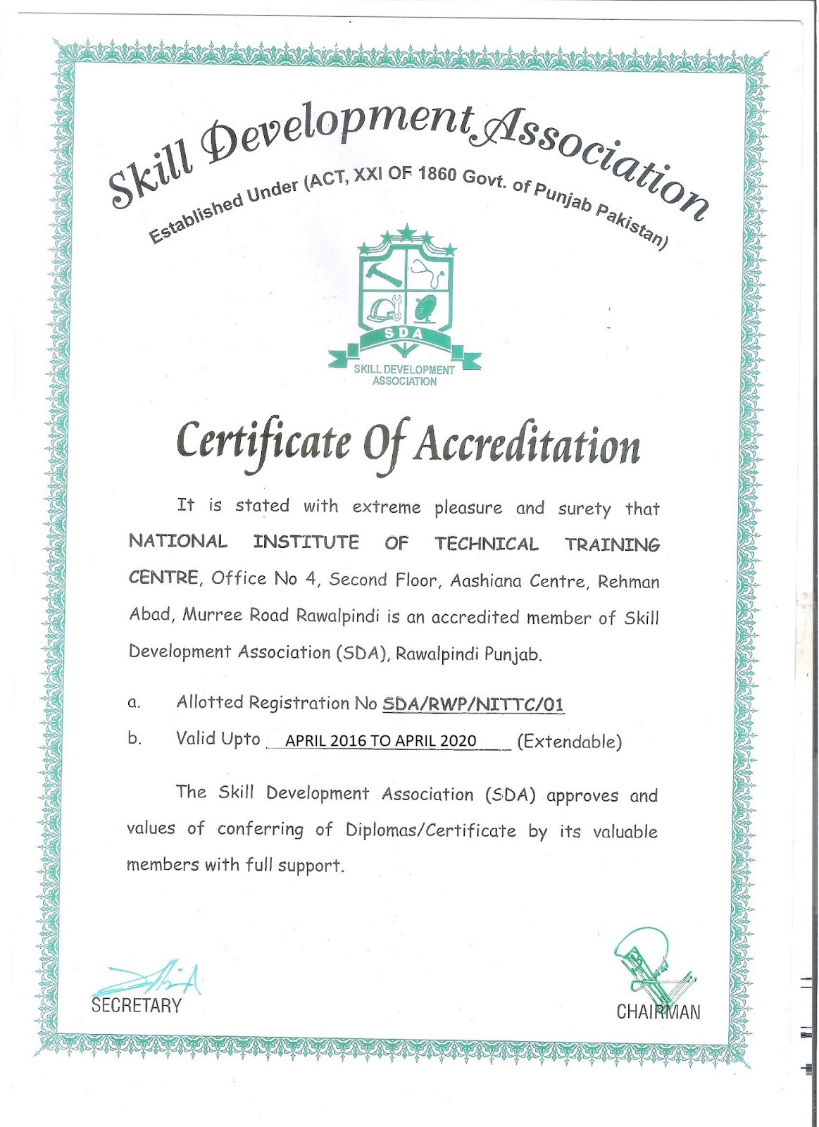 diploma for Pakistani technical experts diplomas for Pakistan