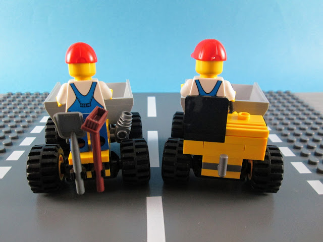 MOD e comparação com o set LEGO City 30348 Mini Dumper