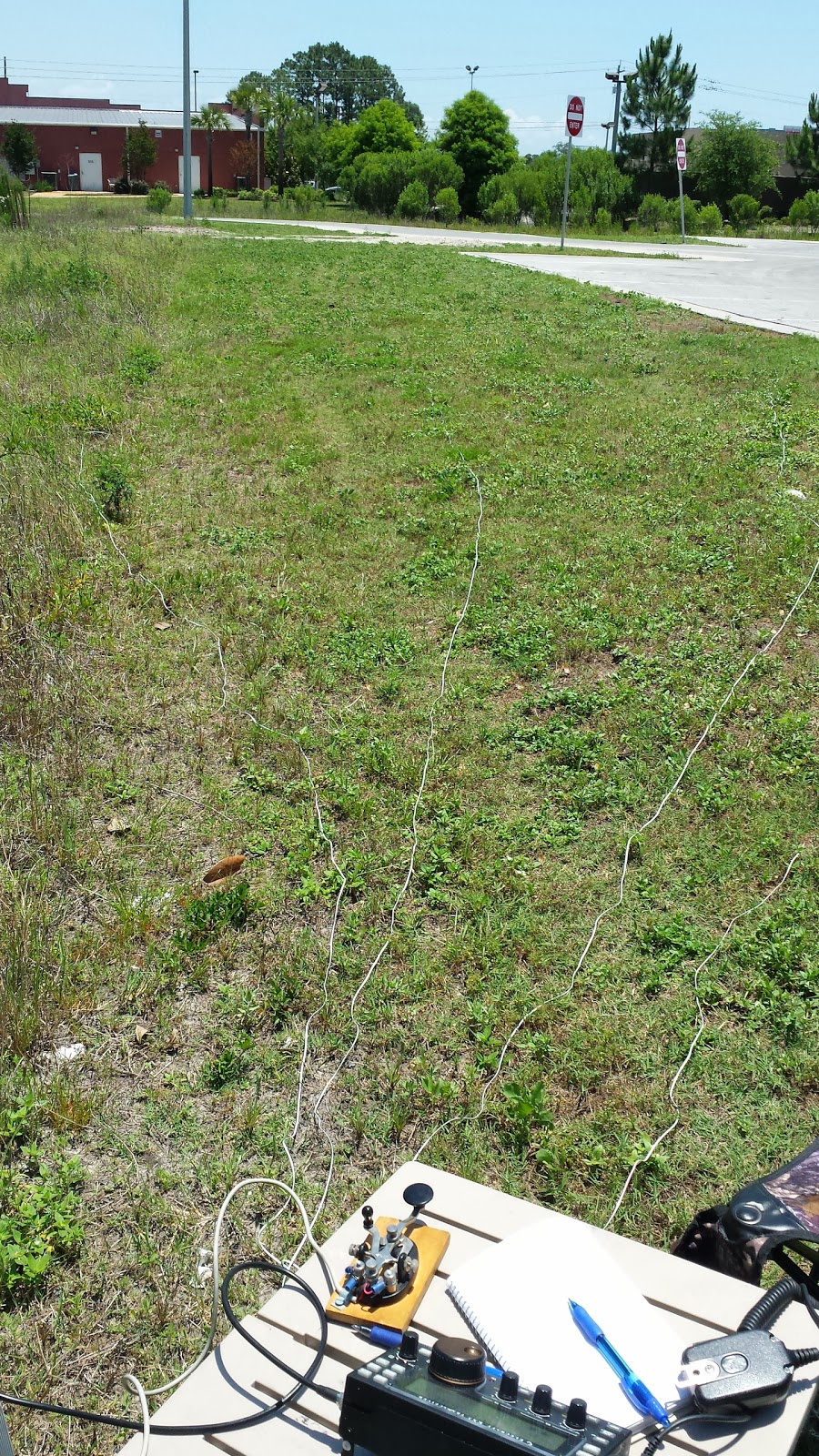 N4KGL RaDAR N4KGL End Fed Antenna Configuration for Rapid Deployment