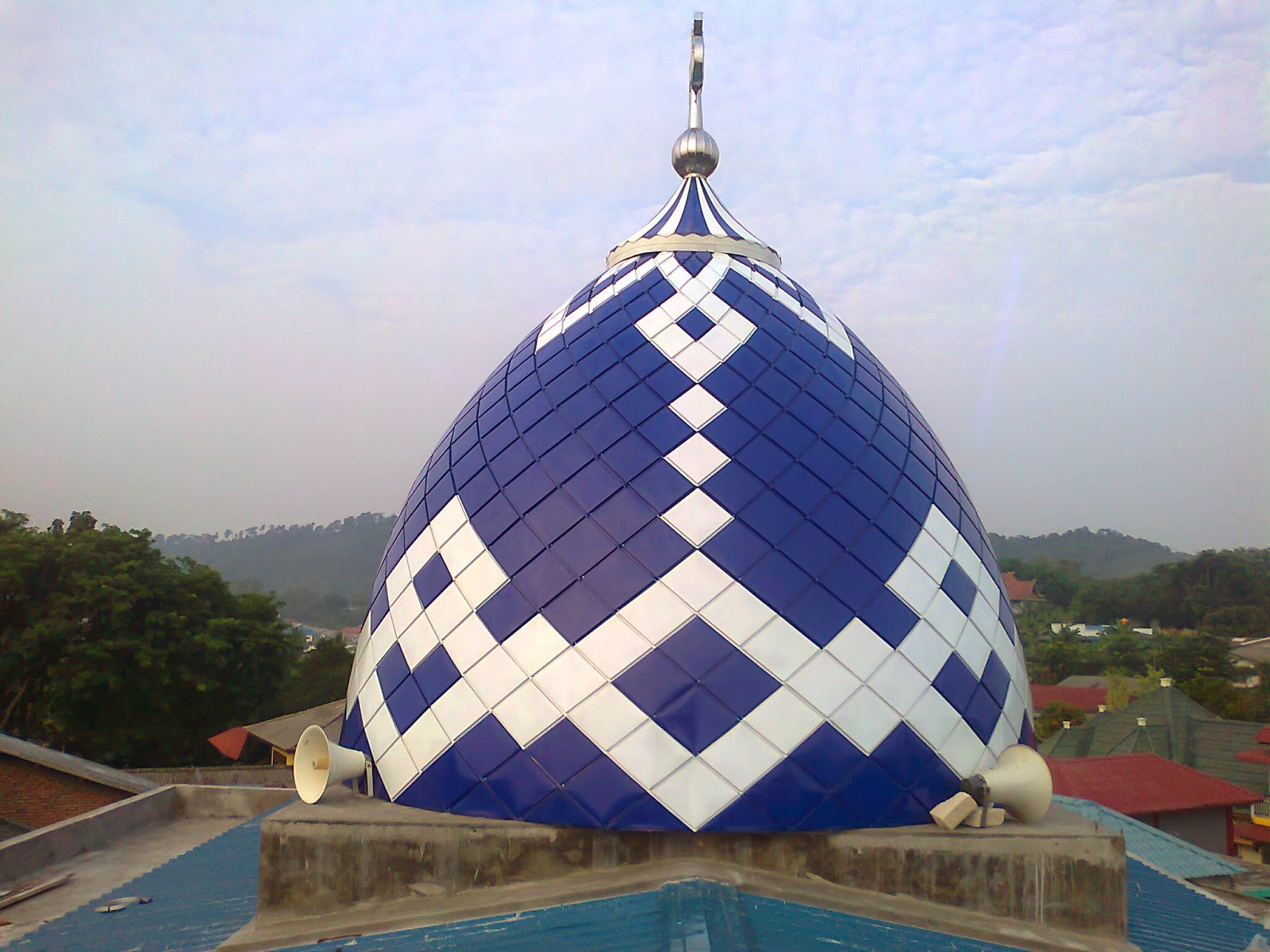 Foto Karya Kubah Masjid Enamel Zincalume Terbaik