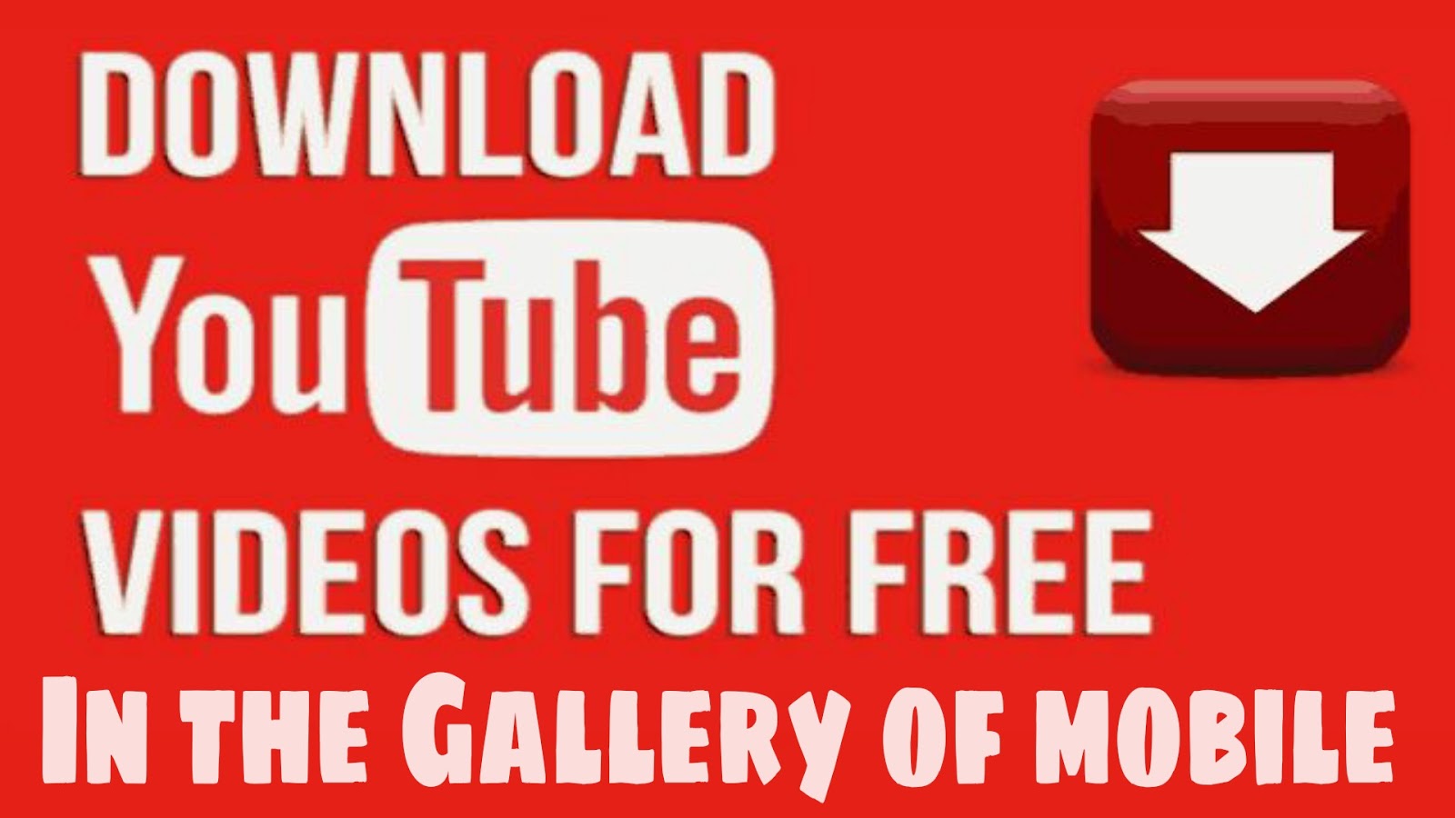 YouTube Video Mobile Ki Gallery Me Kaise Download Kare - 2021 Trick