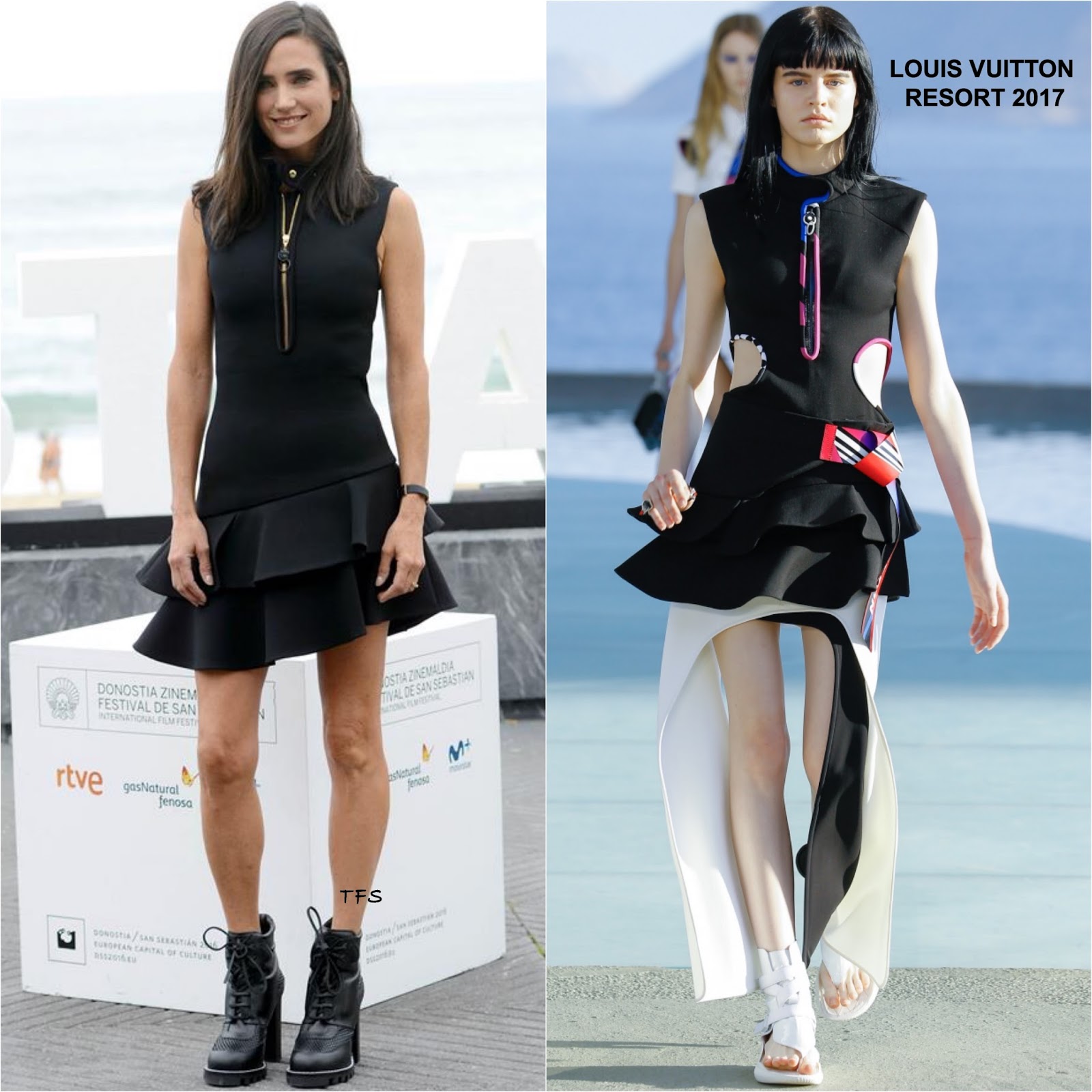 Jennifer Connelly in Louis Vuitton at the American Pastoral 64th San  Sebastian Film Festival Photocall