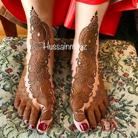 Beautiful mehandi designs for feet | पैरों को दें खूबसूरत लुक ऐसे मेहंदी  डिजाइंस से - fun offbeat