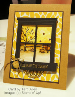 Stampin' Up! Happy Scenes stamp set + Hearth & Home Thinlits from NEW Holiday Catalog #stampinup