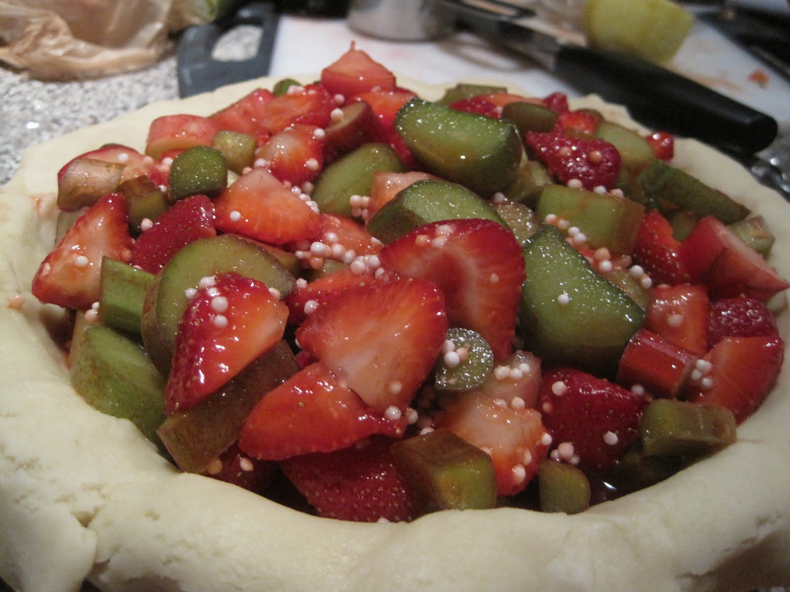 Making Michael Pollan Proud StrawberryRhubarb Pie in the Park
