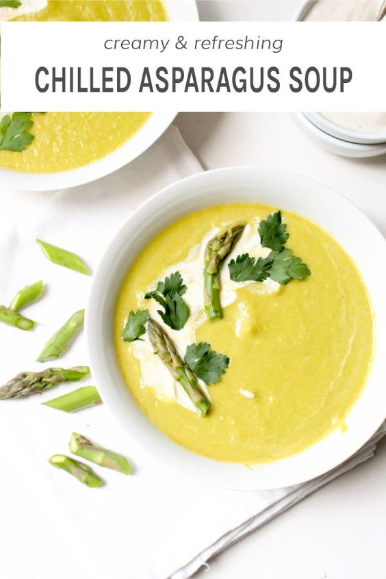 Chilled Asparagus Soup The Healthy Breakfast Ideas