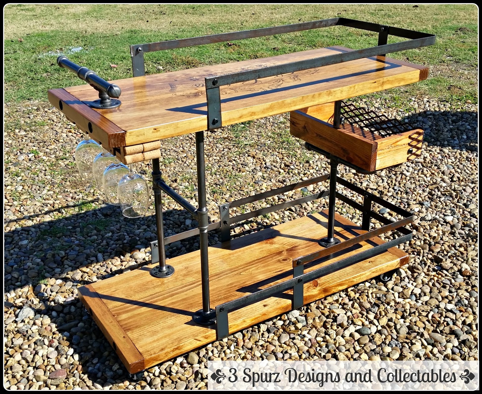 3 Spurz DandC Repurposed /Refurbished Creations!! Industrial custom