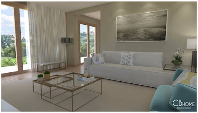 Sugestão de Decoração para uma Sala Moderna da CBHome