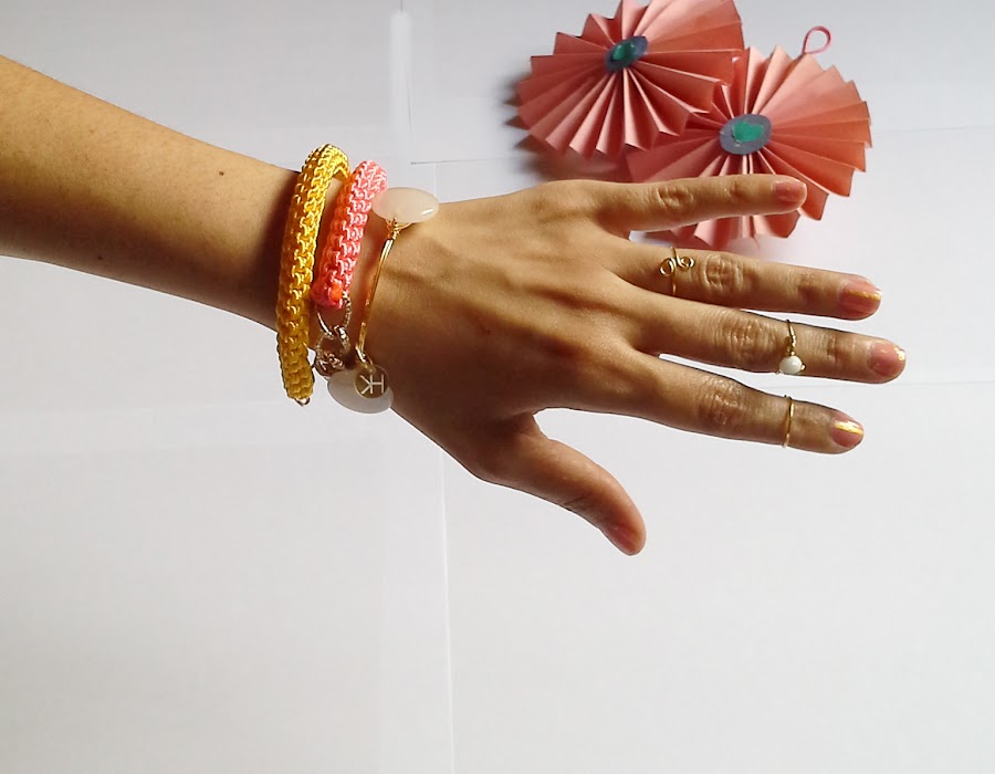 brazaletes de nudo DIY