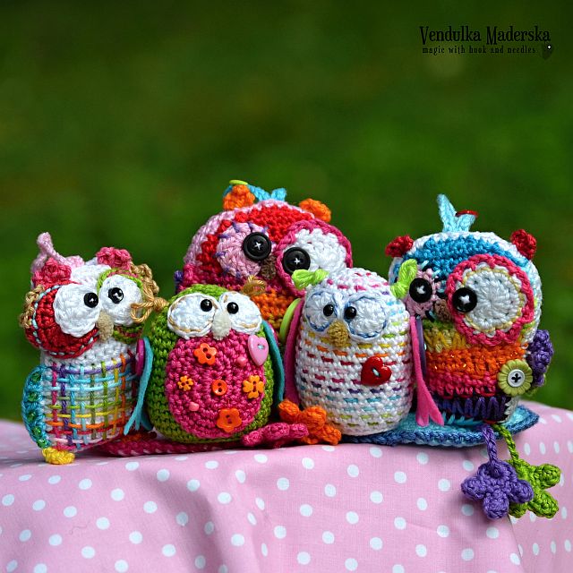 Crochet owl by VendulkaM