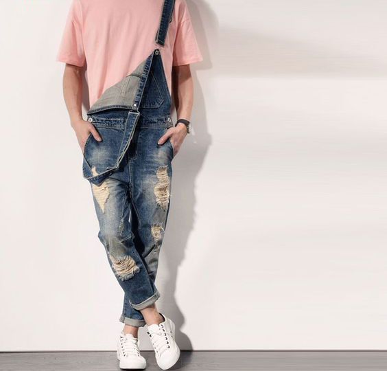 macacão jardineira masculino