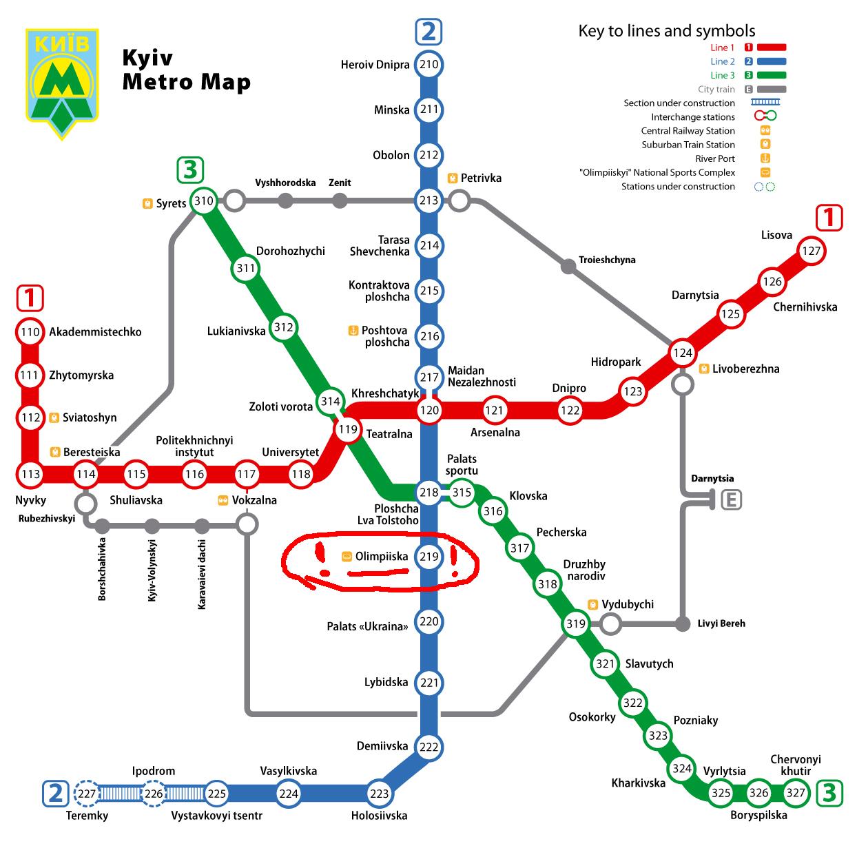 Киев маршрут 119