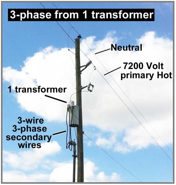 How to Wire 3Phase from 1 Transformer? NEW TECH