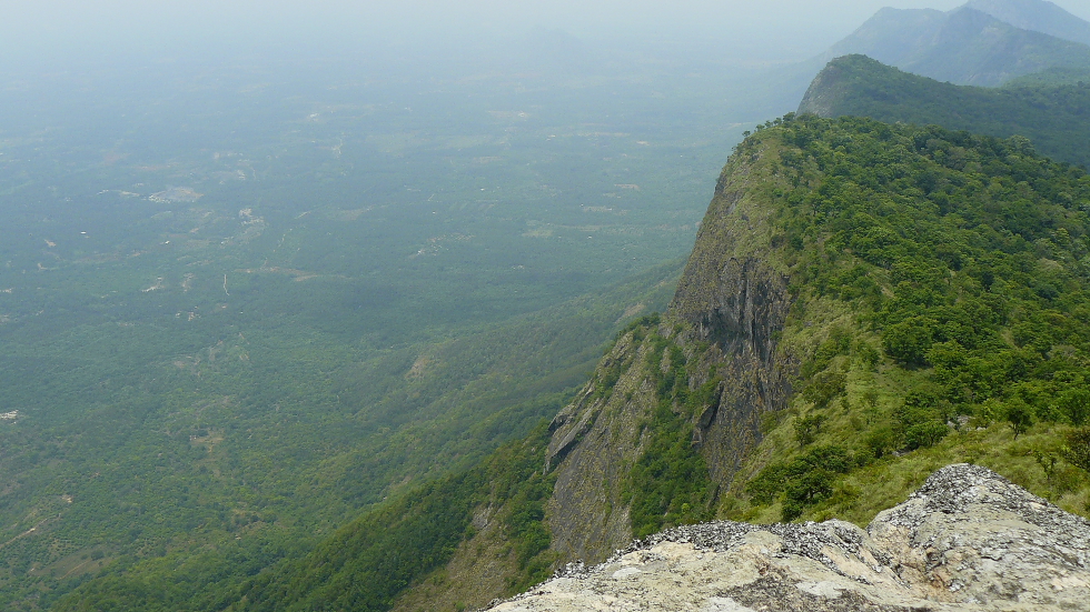 vue sur la plaine du tamil nadu