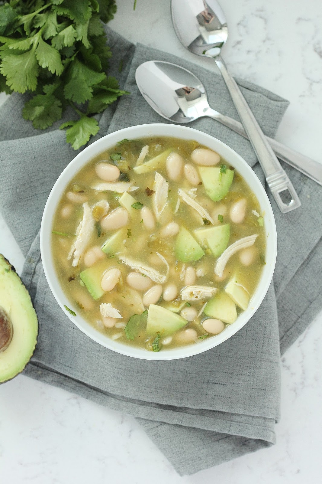 Chili Verde Chicken Chili