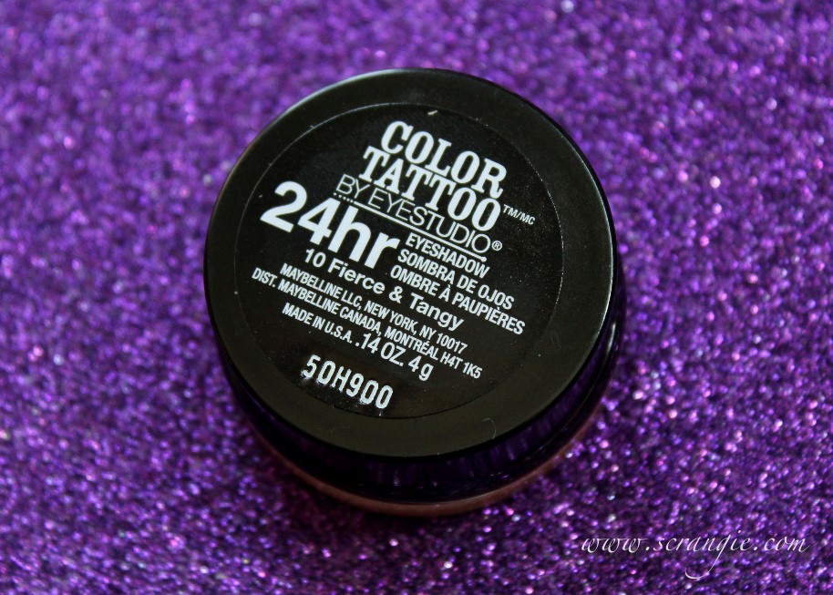 Cream Review Gel Scrangie: Swatches Tattoo 24 Color Maybelline Eye Hour and Shadow Studio
