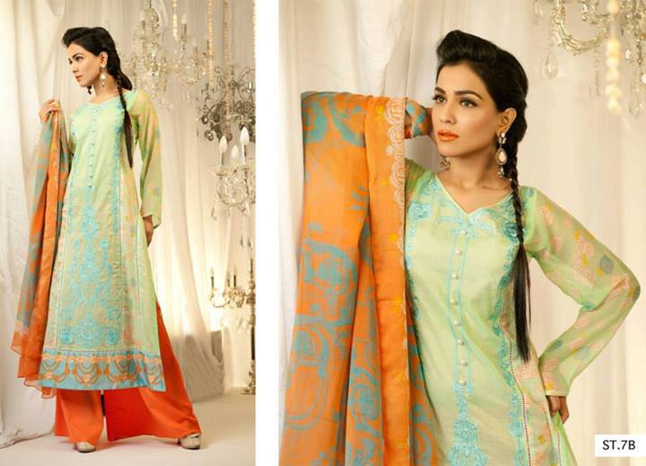 Sembrono Ali Xeeshan New Women And Girls Eid Collection 2013 By Shariq Textiles 