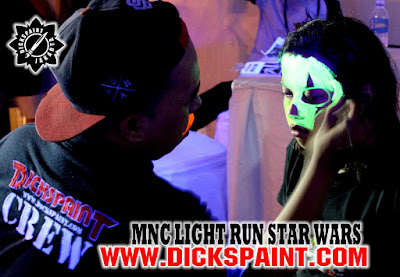 face painting uv glow jakarta