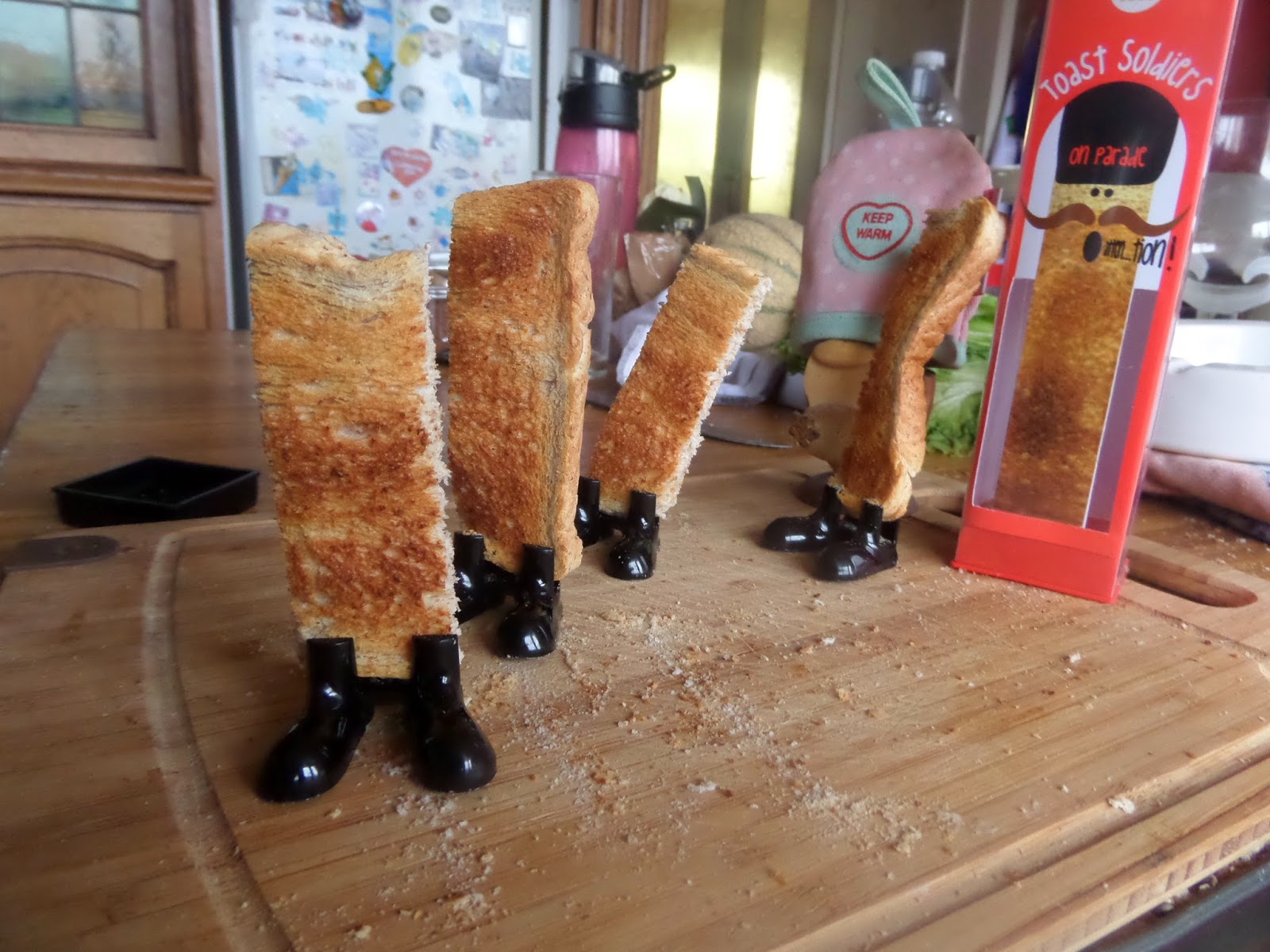 Madhouse Family Reviews Don't the Toast Soldiers with your