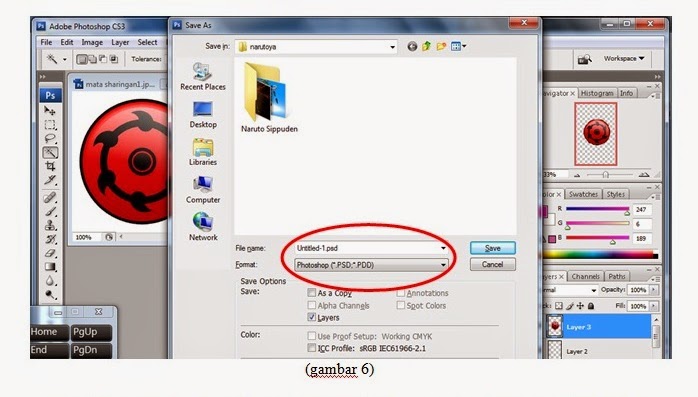 tutorial ubah warna background foto dengan Photoshop CS3 | Marisa Fitri