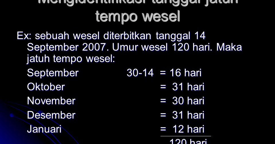 Contoh Soal Pendiskontoan Wesel Berbunga Contoh Soal Pendiskontoan Wesel Berbunga