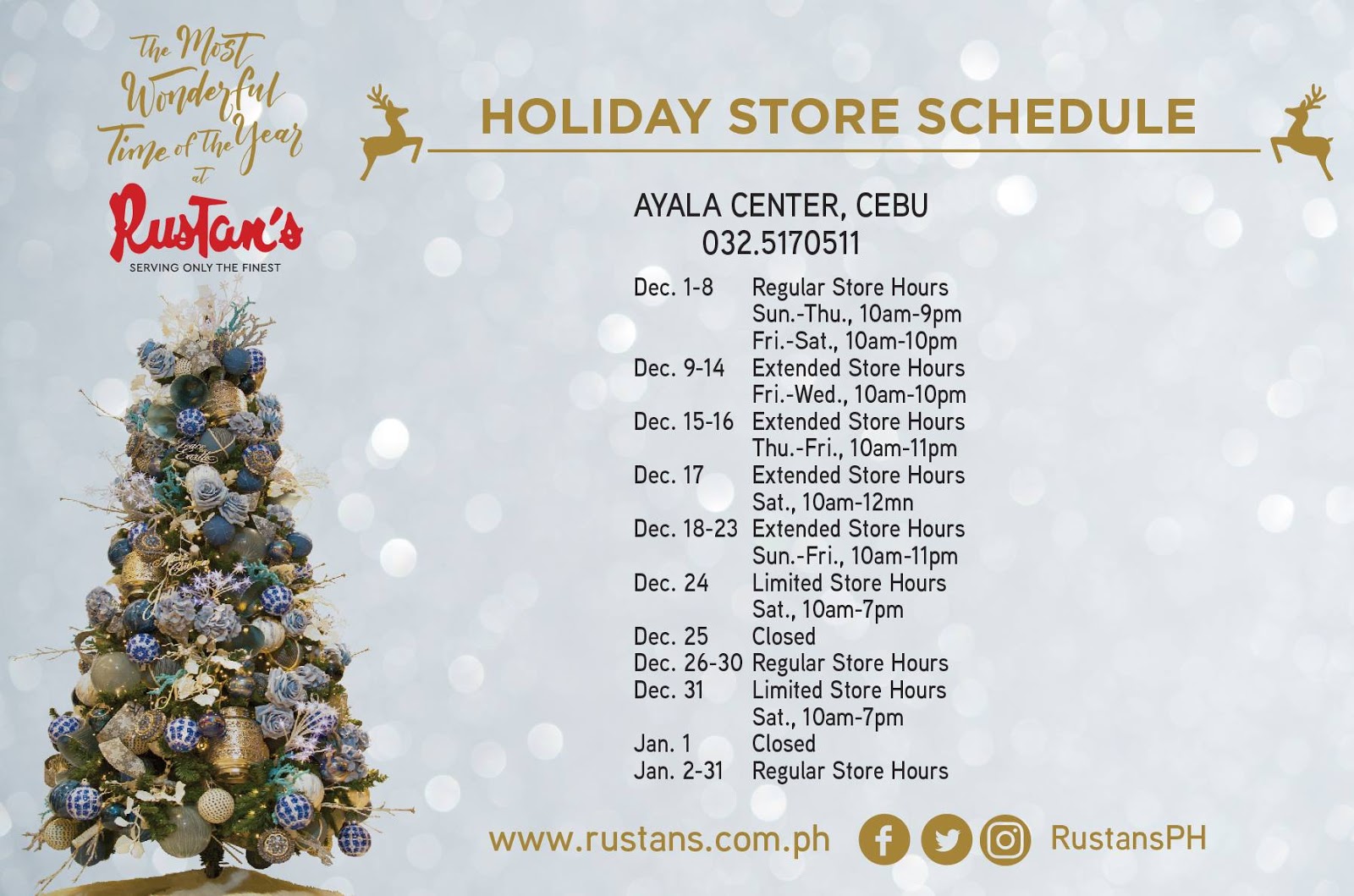 Manila Shopper Holiday Mall Hours Supermarkets Theme Parks