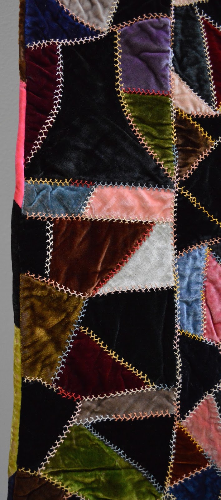Wonkyworld Sensational Velvet Crazy Quilt