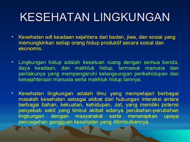 Berikut Pembahasan Betapa Pentingnya Kesehatan Lingkungan, Mulai dari Sekarang ya!