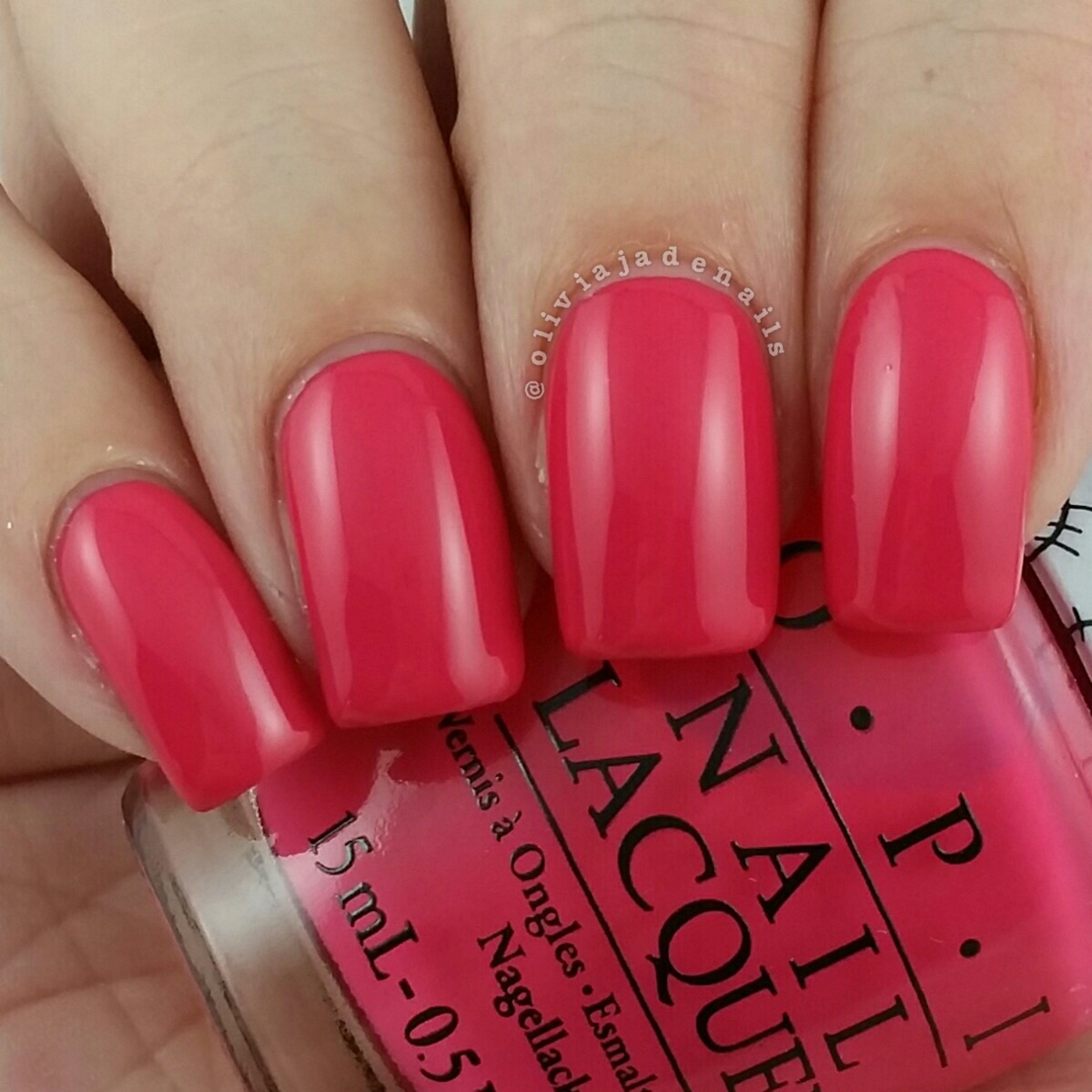 OPI Spoken From The Heart swatched by Olivia Jade Nails
