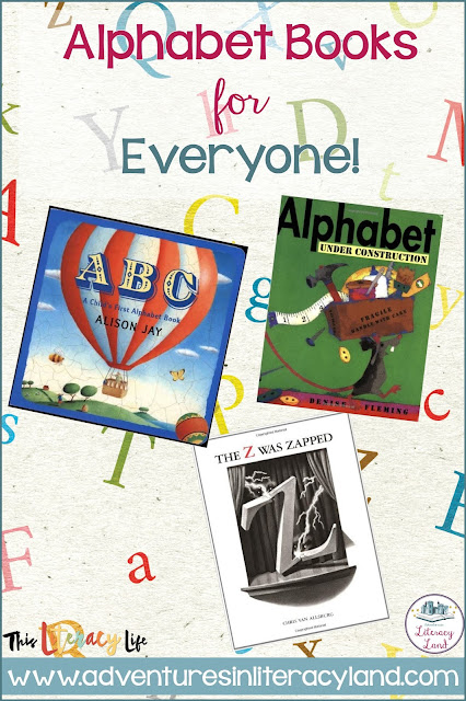 Alphabet books aren't just for the youngest readers. With so many choices, everyone can find one (or more) to enjoy!
