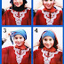 Tutorial Hijab Segi Empat Dua Warna Untuk Sholawat