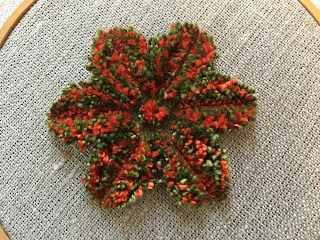 Plushwork Embroidery with Pearl Cotton