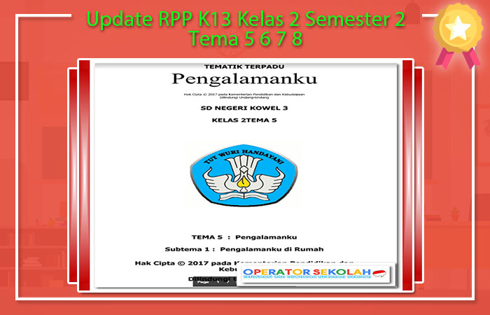 Update RPP K13 Kelas 2 Semester 2 Tema 5 6 7 8 RPP K13 Kelas 2 Semester 2 Tema 5 6 7 8