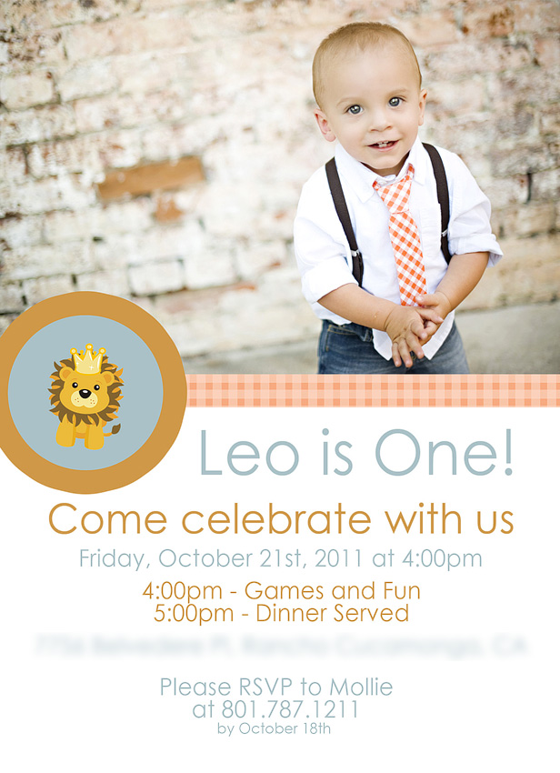 Kara s Party Ideas Vintage Lion 1st Birthday Party  - 27