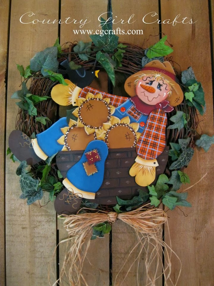 Country Girl Crafts: Country Bumpkin Scarecrow Wreath