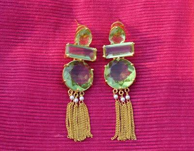 Statement earrings Indian Jewellery Perkymegs