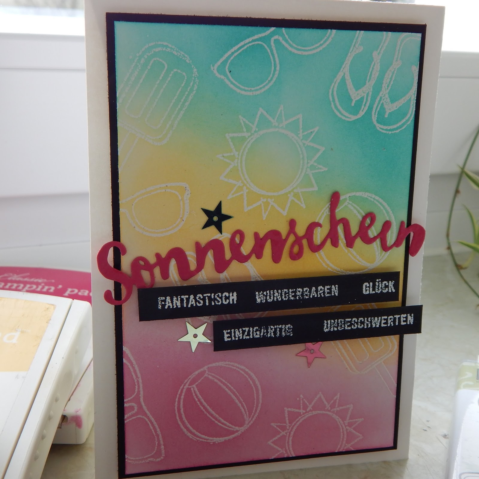 Papierkult: Karte zur Aufmunterung