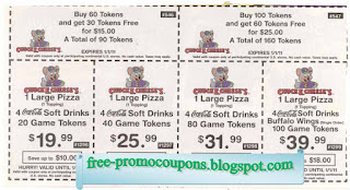 Free Printable Chuck E Cheese Coupons Free Printable Chuck E Cheese Coupons