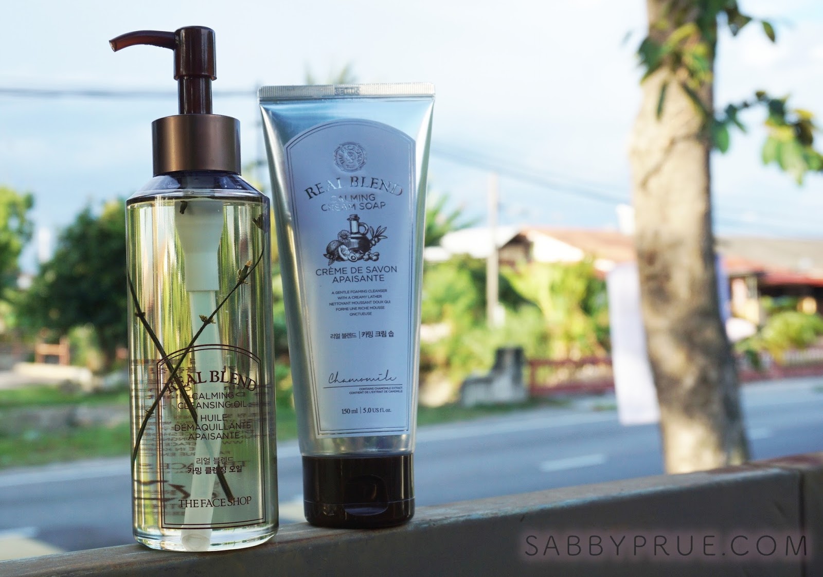 BEAUTY THE FACE SHOP Real Blend Calming Cream Soap and Calming