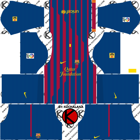 Barcelona Kits 2011/2012 - Dream League Soccer Kits