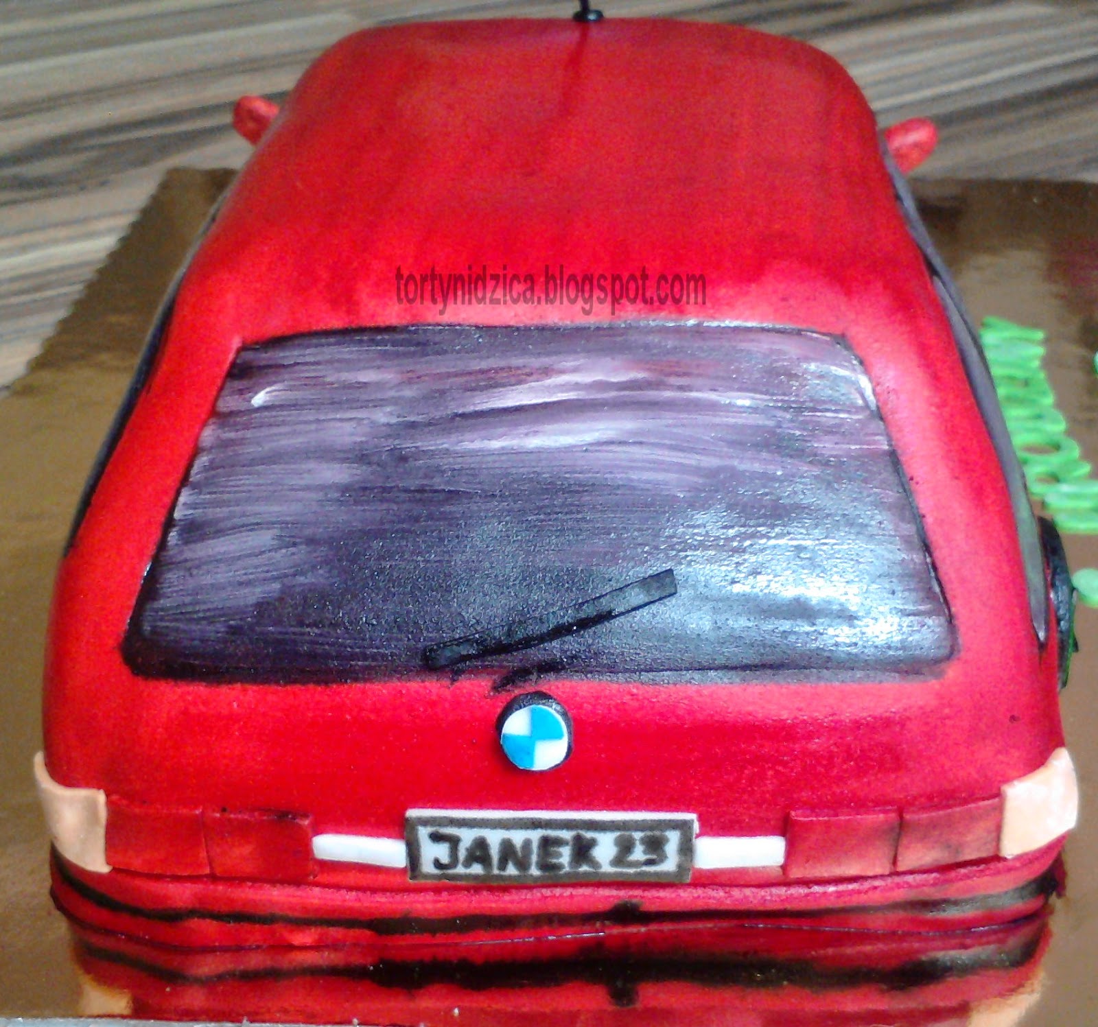 Torty artystyczne Nidzica, Mława Tort samochód BMW