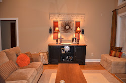 rustic warm living room