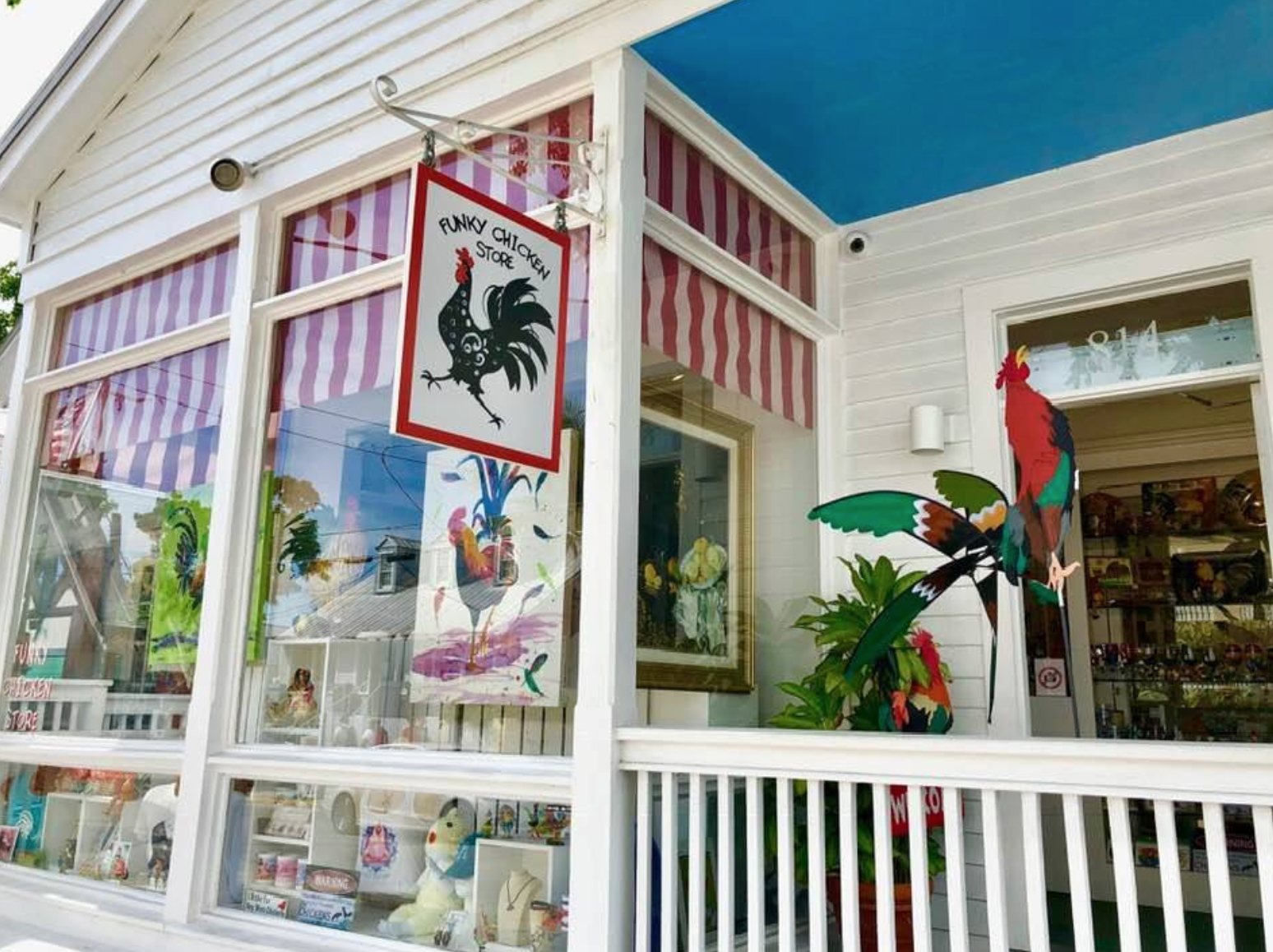 SUSAN WYMOLA ART AND MUSINGS MY FUNKY CHICKEN STORE KEY WEST EXPERIENCE