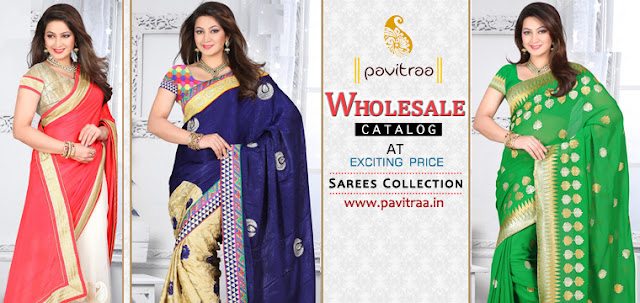 Wholesale Sarees Catalogs at Pavitraa.in