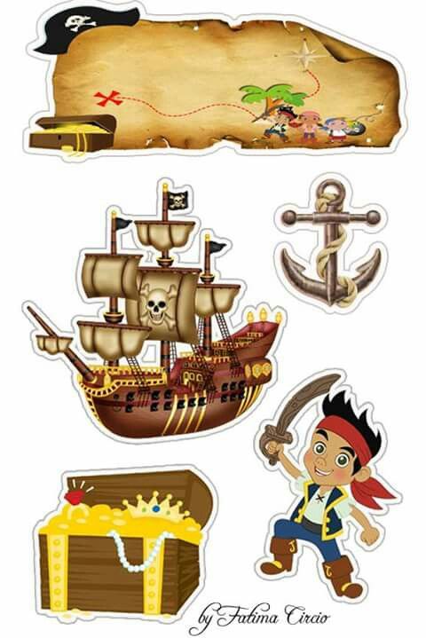 Jake And The Neverland Pirates Free Printable Cake Toppers Oh