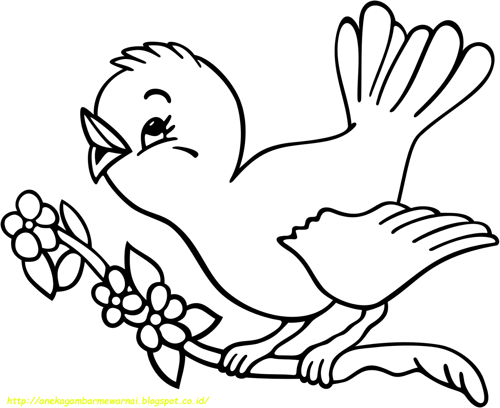 660 Gambar Kartun Burung Untuk Mewarnai Gratis