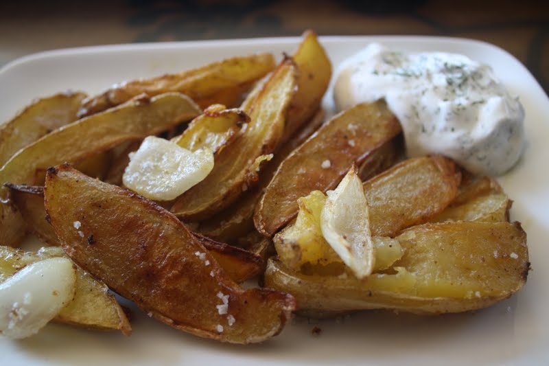 The Project Table: Roasted Yukon gold potatoes with Sweet onions and