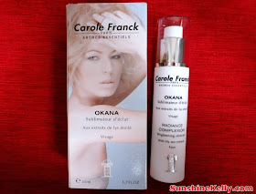 Carole Franck Paris, OKANA Radiance Complexion, beauty, skincare product review, whitening & anti aging product
