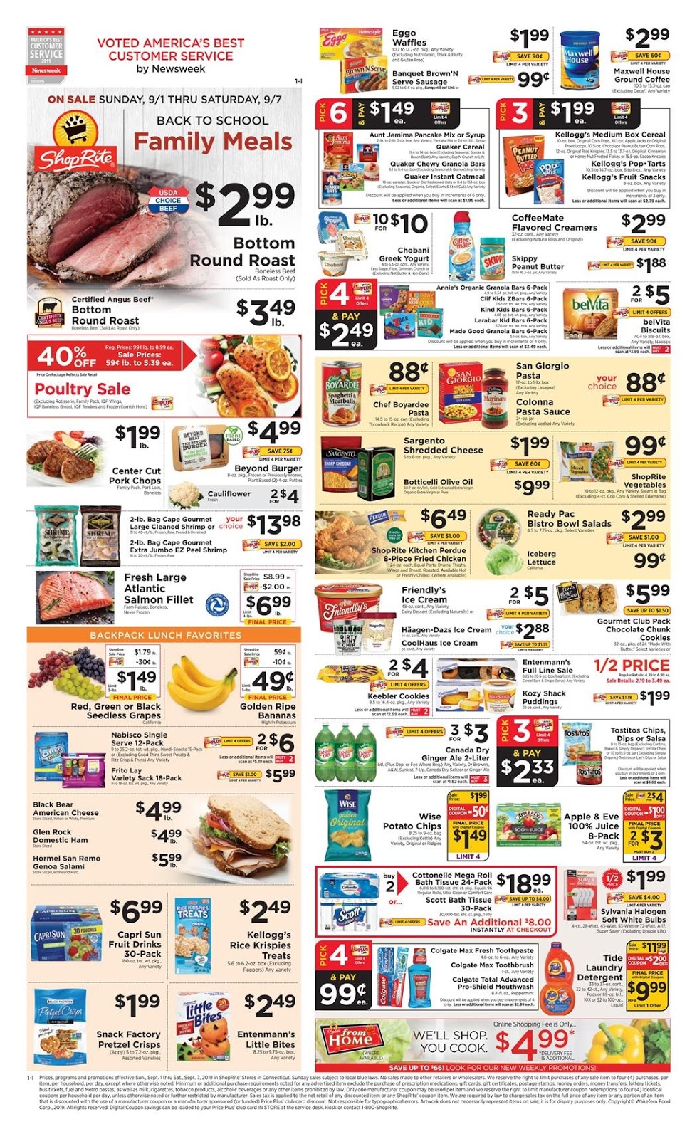 ShopRite Weekly Circular Sep 1 to Sep 7, 2019